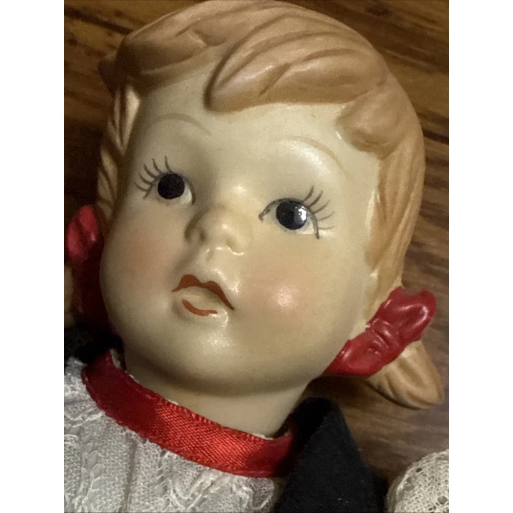 Oumlet Porcelain Bisque DOLLS HANSEL & GRETEL Hummel Style 10” Antique German